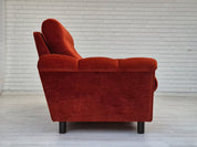 Three-Seater_Sofa,_Red_Furniture_Velour,_1980s_Denmark