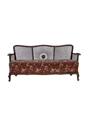 Danish_Modern_Three-Seater_Sofa_in_Salmon_Pink_Velour,_1950s,_Denmark