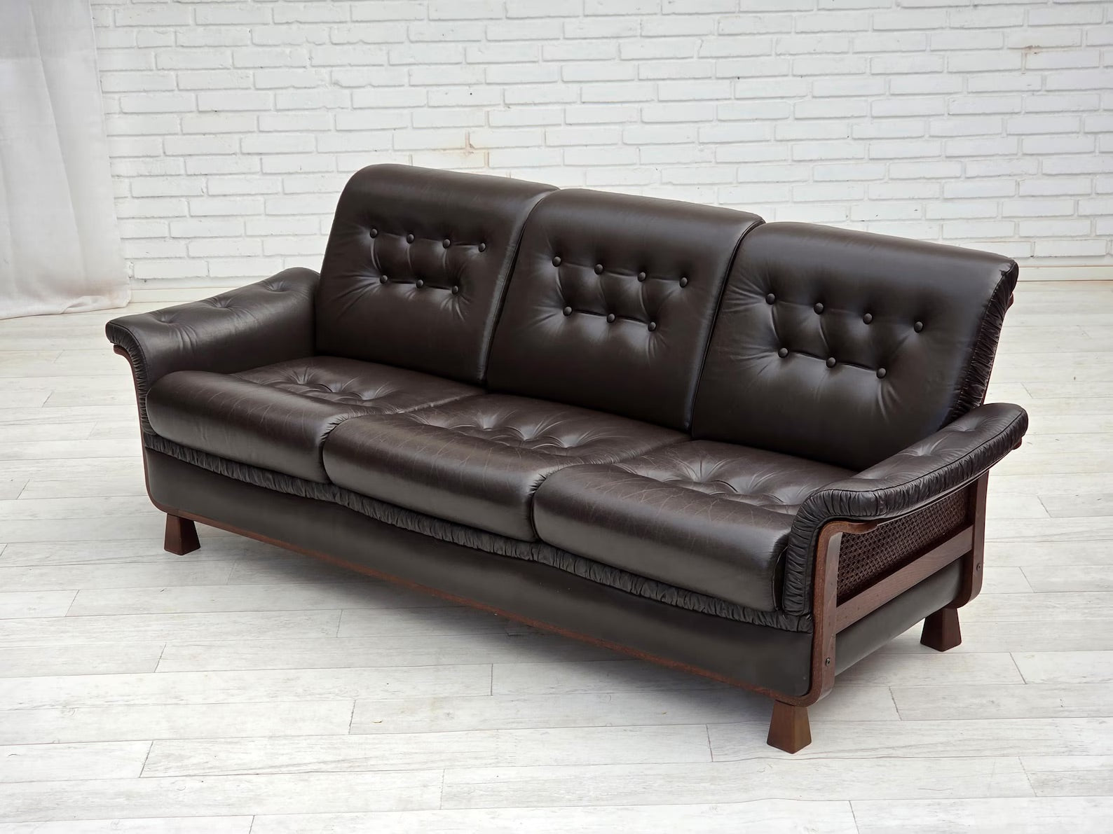 Three-Seater_Sofa,_Upholstered_&_Wood_Base,_1970s_Denmark