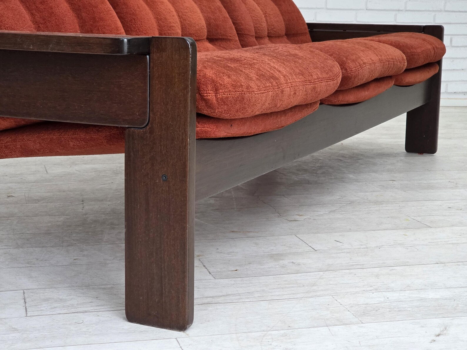 Three-Seater_Sofa,_Upholstered_&_Wood_Frame,_1970s_Denmark