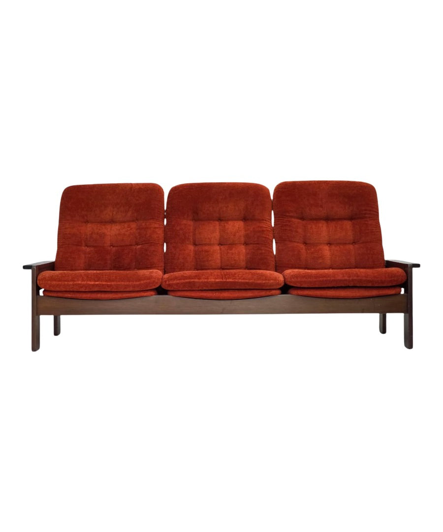 Three-Seater_Sofa,_Upholstered_&_Wood_Frame,_1970s_Denmark