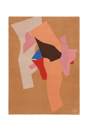 Tisca_Abstract_Hand-Tufted_Wool_Rug,_Signed_“ILES”,_France,_1990s