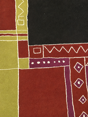 1990s_TISCA_“Krumi”_Hand-Tufted_Wool_Rug_with_Geometric_Pattern
