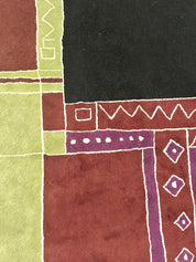 1990s_TISCA_“Krumi”_Hand-Tufted_Wool_Rug_with_Geometric_Pattern