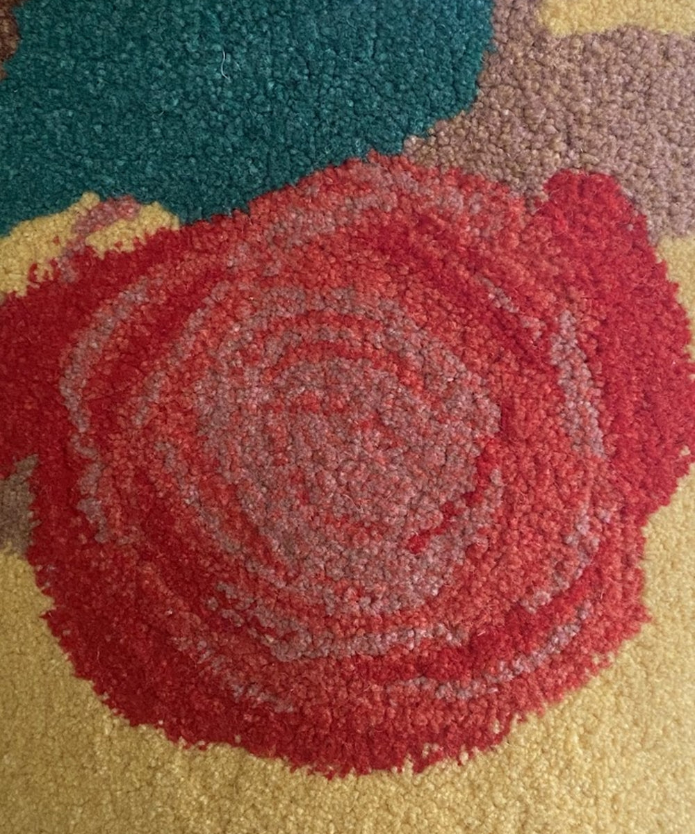 1980s_TISCA_Tiara_“Apfel_Baum”_Hand-Tufted_Wool_Rug_by_Frédéric,_France