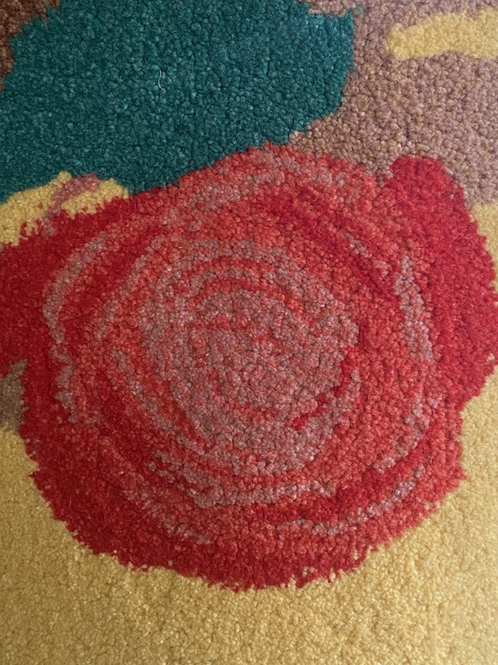 1980s_TISCA_Tiara_“Apfel_Baum”_Hand-Tufted_Wool_Rug_by_Frédéric,_France