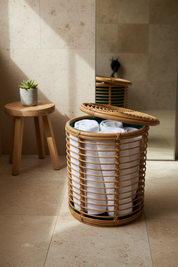 Tito_Agnoli_Bamboo_Storage_Stool_for_Cassina,_Italy,_1960s