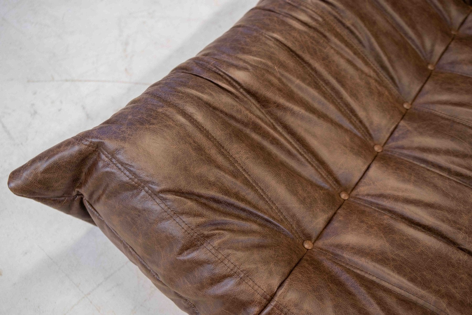 Togo_Chaise_Lounge_in_Brown_Leather_by_Michel_Ducaroy_for_Ligne_Roset,_France,_1975