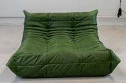 Togo_Chaise_Lounge_in_Green_Leather_by_Michel_Ducaroy_for_Ligne_Roset,_France,_1974