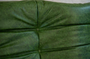 Togo_Chaise_Lounge_in_Green_Leather_by_Michel_Ducaroy_for_Ligne_Roset,_France,_1974
