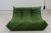 Togo_Chaise_Lounge_in_Green_Leather_by_Michel_Ducaroy_for_Ligne_Roset,_France,_1974