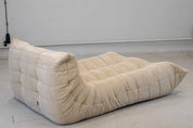 Togo_Chaise_Lounge_in_White_Curduroy_Fabric_by_Michel_Ducaroy_for_Ligne_Roset,_France,_1976