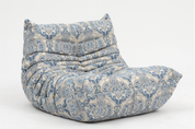 Togo_Lounge_Chair_by_Michel_Ducaroy_for_Ligne_Roset,_Blue_Pattern,_France,_1970s