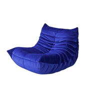 Togo_Lounge_Chair_by_Michel_Ducaroy_for_Ligne_Roset,_Blue_Velvet,_France,_1970s