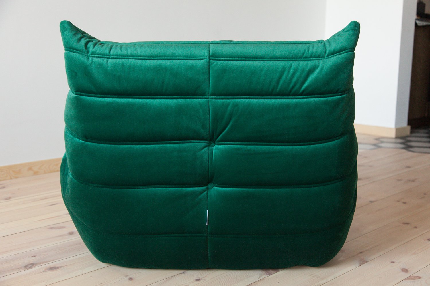 Togo_Lounge_Chair_by_Michel_Ducaroy_for_Ligne_Roset,_Bottle_Green_Velvet,_France,_1970s