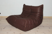 Togo_Lounge_Chair_by_Michel_Ducaroy_for_Ligne_Roset,_Brown_Leather,_France,_1970s