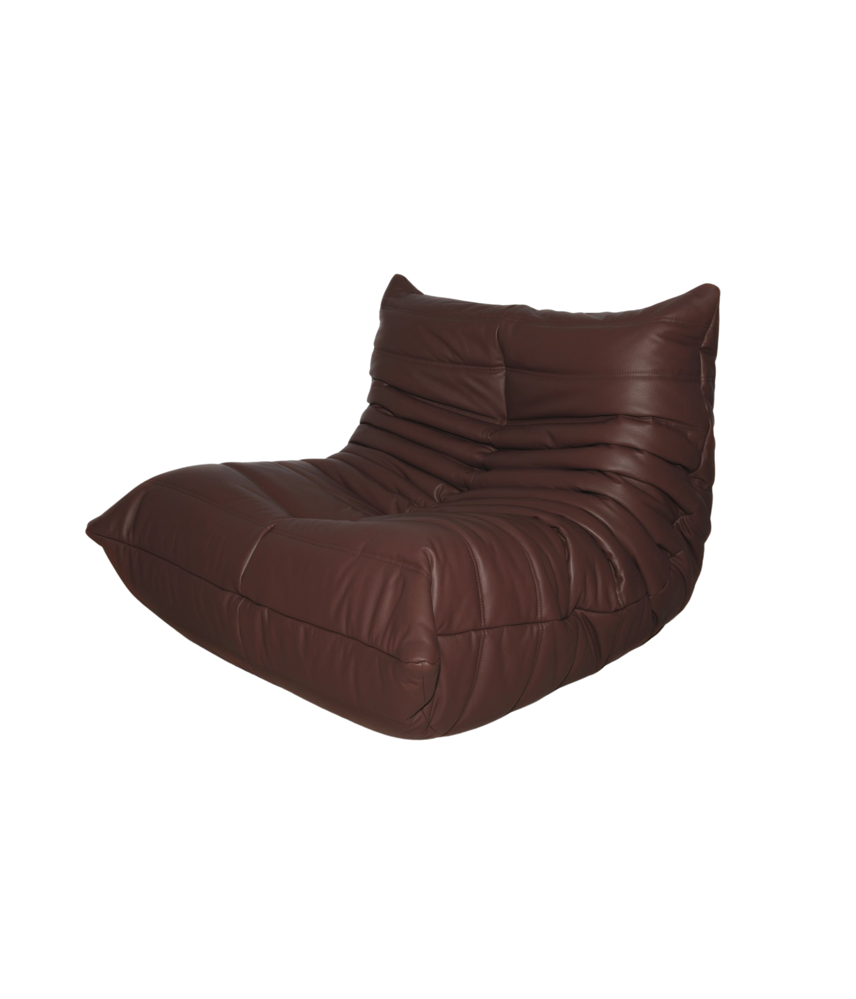 Togo_Lounge_Chair_by_Michel_Ducaroy_for_Ligne_Roset,_Brown_Leather,_France,_1970s