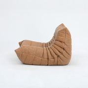 Togo_Lounge_Chair_by_Michel_Ducaroy_for_Ligne_Roset,_Caramel_Fabric,_France,_1970s