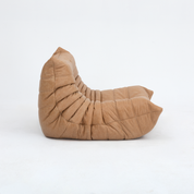 Togo_Lounge_Chair_by_Michel_Ducaroy_for_Ligne_Roset,_Caramel_Fabric,_France,_1970s