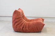 Togo_Lounge_Chair_by_Michel_Ducaroy_for_Ligne_Roset,_Coral_Corduroy,_France,_1970s