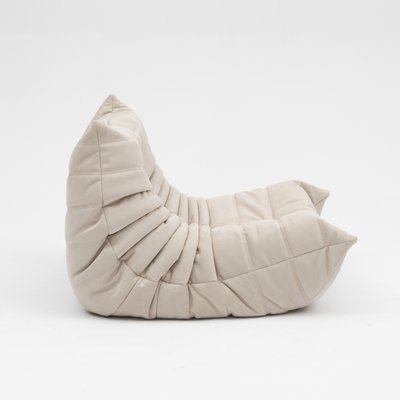Togo_Lounge_Chair_by_Michel_Ducaroy_for_Ligne_Roset,_Cream_Fabric,_France,_1970s