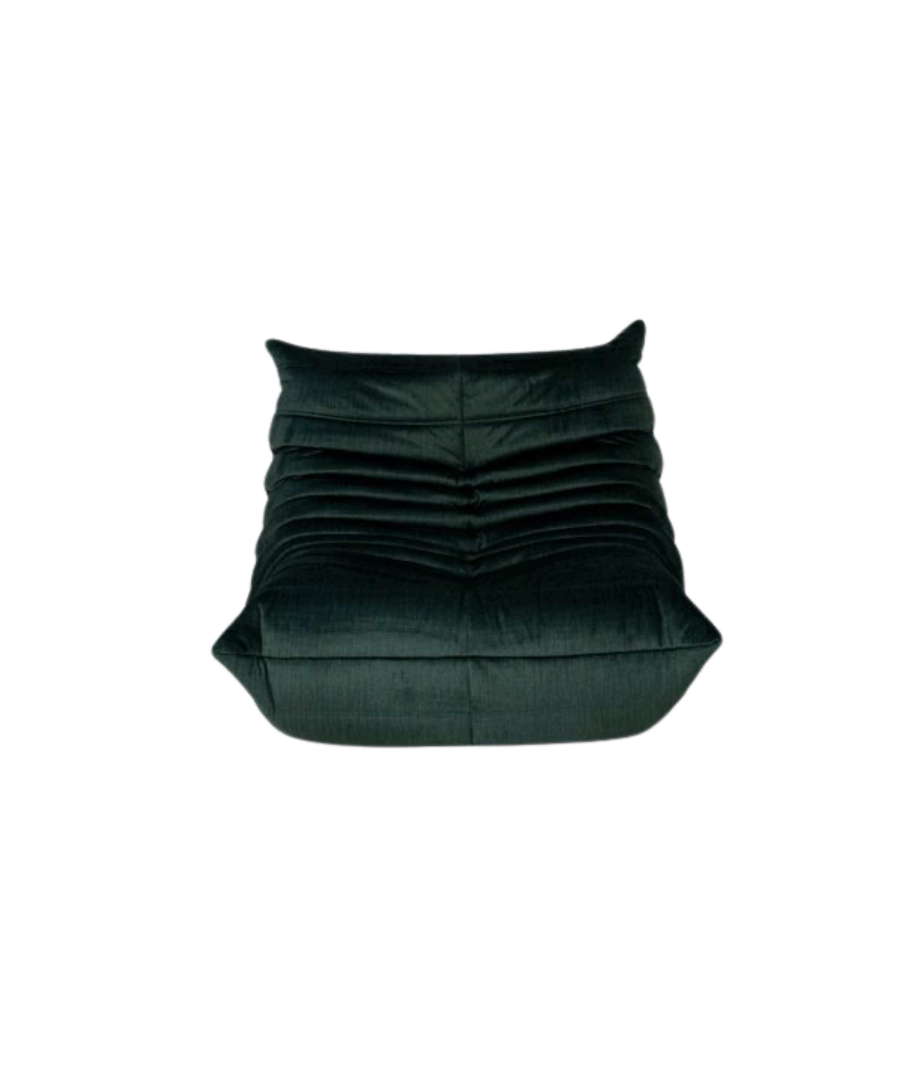 Togo_Lounge_Chair_by_Michel_Ducaroy_for_Ligne_Roset,_Dark_Mint_Velvet,_France,_1970s