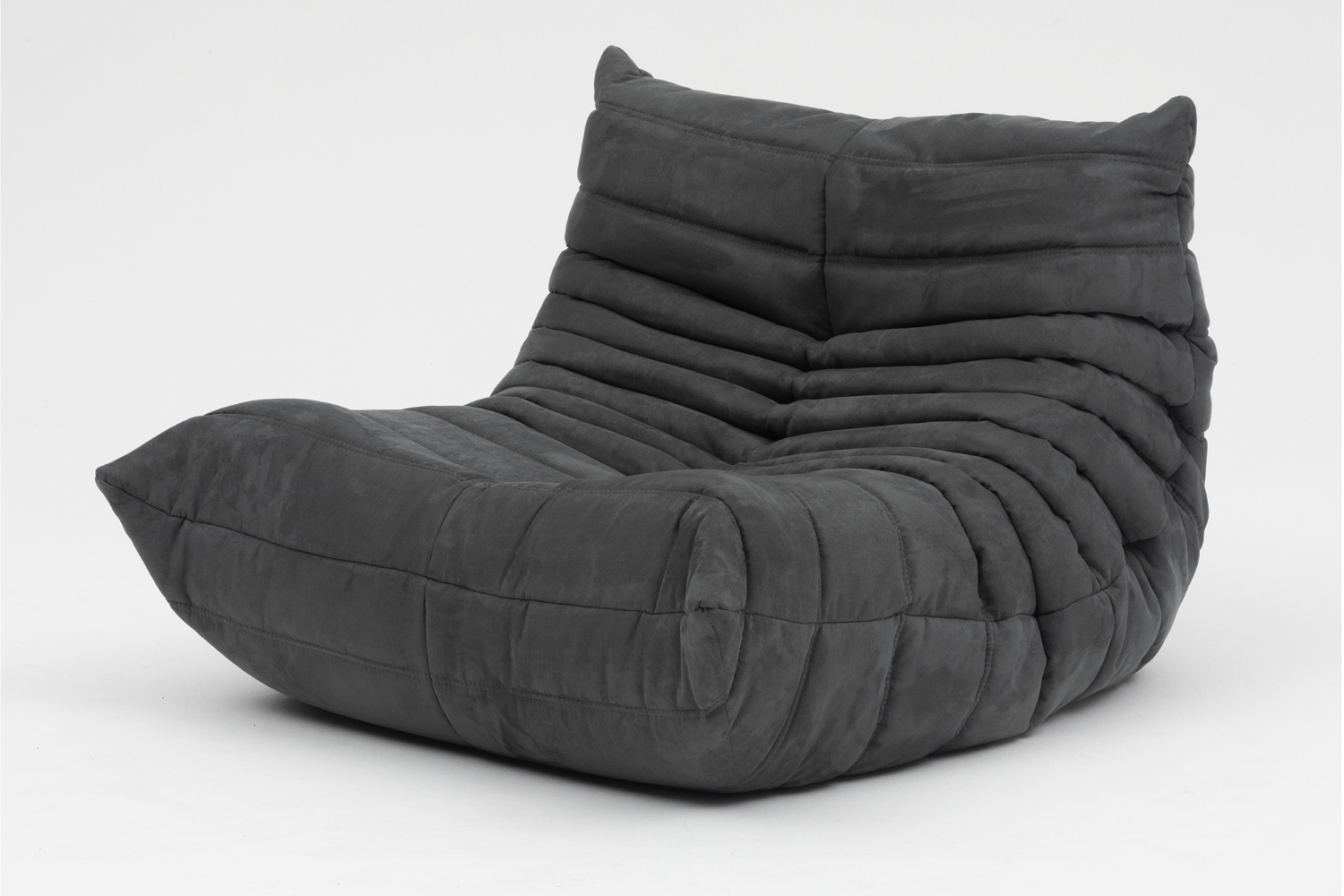 Togo_Lounge_Chair_by_Michel_Ducaroy_for_Ligne_Roset,_Grey_Corduroy,_France,_1970s