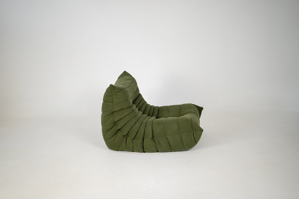 Togo_Lounge_Chair_by_Michel_Ducaroy_for_Ligne_Roset,__Khaki_Corduroy,_France,_1970s