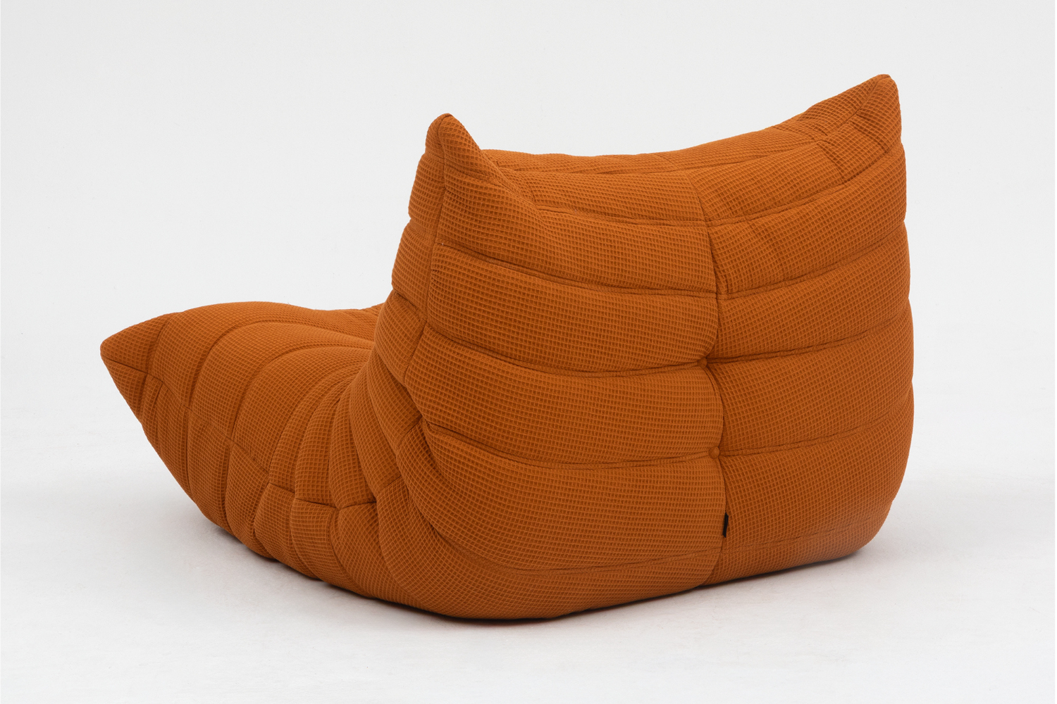 Togo_Lounge_Chair_by_Michel_Ducaroy_for_Ligne_Roset,_Orange_Fabric,_France,_1970s