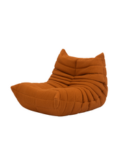 Togo_Lounge_Chair_by_Michel_Ducaroy_for_Ligne_Roset,_Orange_Fabric,_France,_1970s