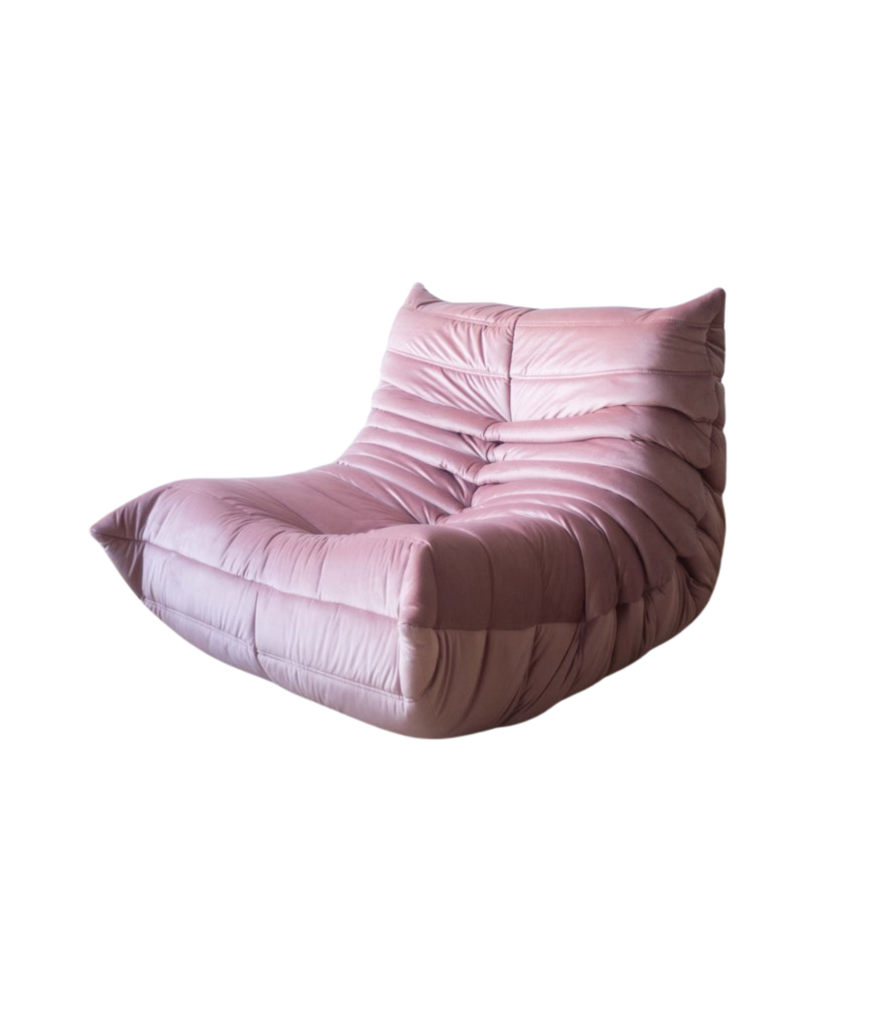 Togo_Lounge_Chair_by_Michel_Ducaroy_for_Ligne_Roset,_Pink_Pearl_Velvet,_France,_1970s