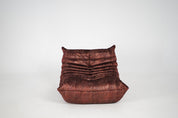 Togo_Lounge_Chair_by_Michel_Ducaroy_for_Ligne_Roset,_Rust_Velvet,_France,_1970s