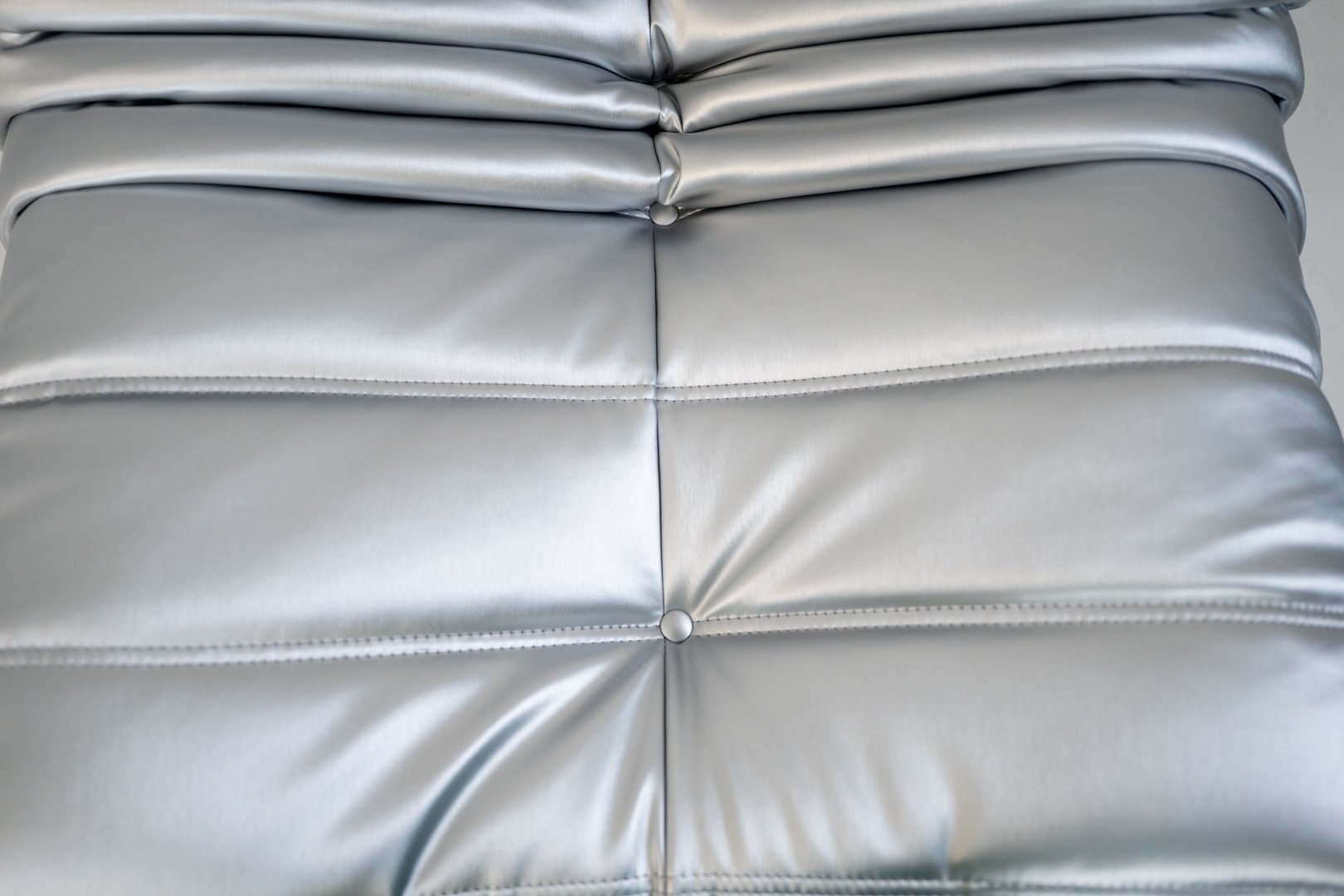 Togo_Lounge_Chair_by_Michel_Ducaroy_for_Ligne_Roset,_Silver_Leather,_France,_1970s