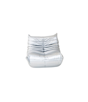 Togo_Lounge_Chair_by_Michel_Ducaroy_for_Ligne_Roset,_Silver_Leather,_France,_1970s