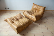 Togo_Pouf_by_Michel_Ducaroy_for_Ligne_Roset,_Camel_Brown_Leather,_France,_1970s