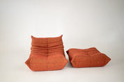 Togo_Pouf_by_Michel_Ducaroy_for_Ligne_Roset,_Crimson_Tweed_Fabric,_France,_1970s