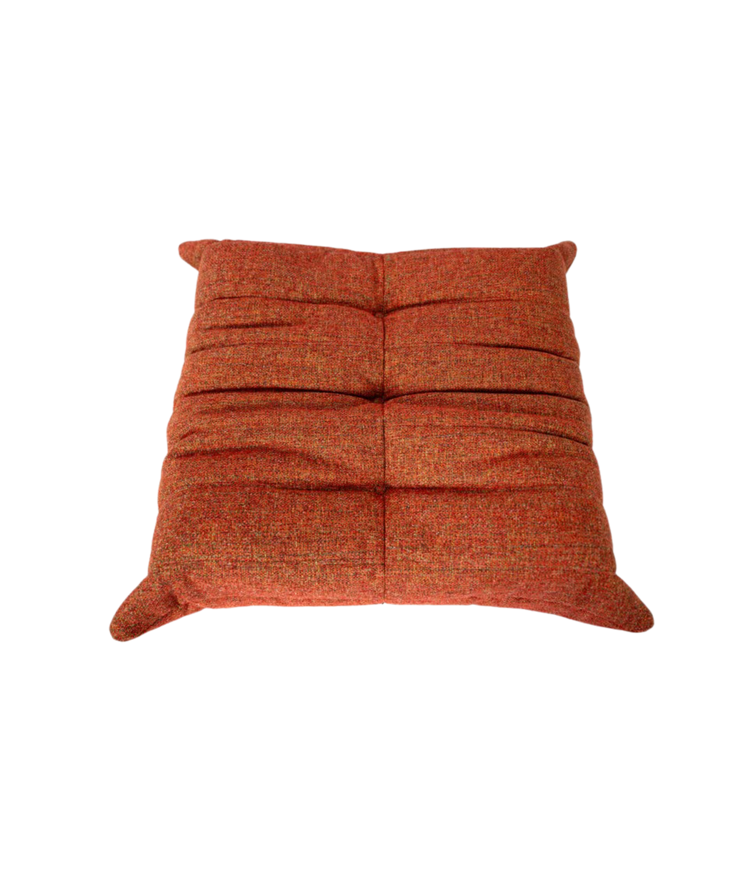 Togo_Pouf_by_Michel_Ducaroy_for_Ligne_Roset,_Crimson_Tweed_Fabric,_France,_1970s