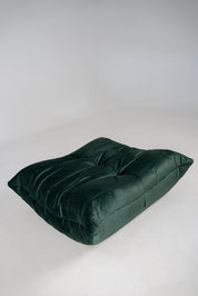 Togo_Pouf_by_Michel_Ducaroy_for_Ligne_Roset,_Dark_Mint_Velvet,_France,_1970s