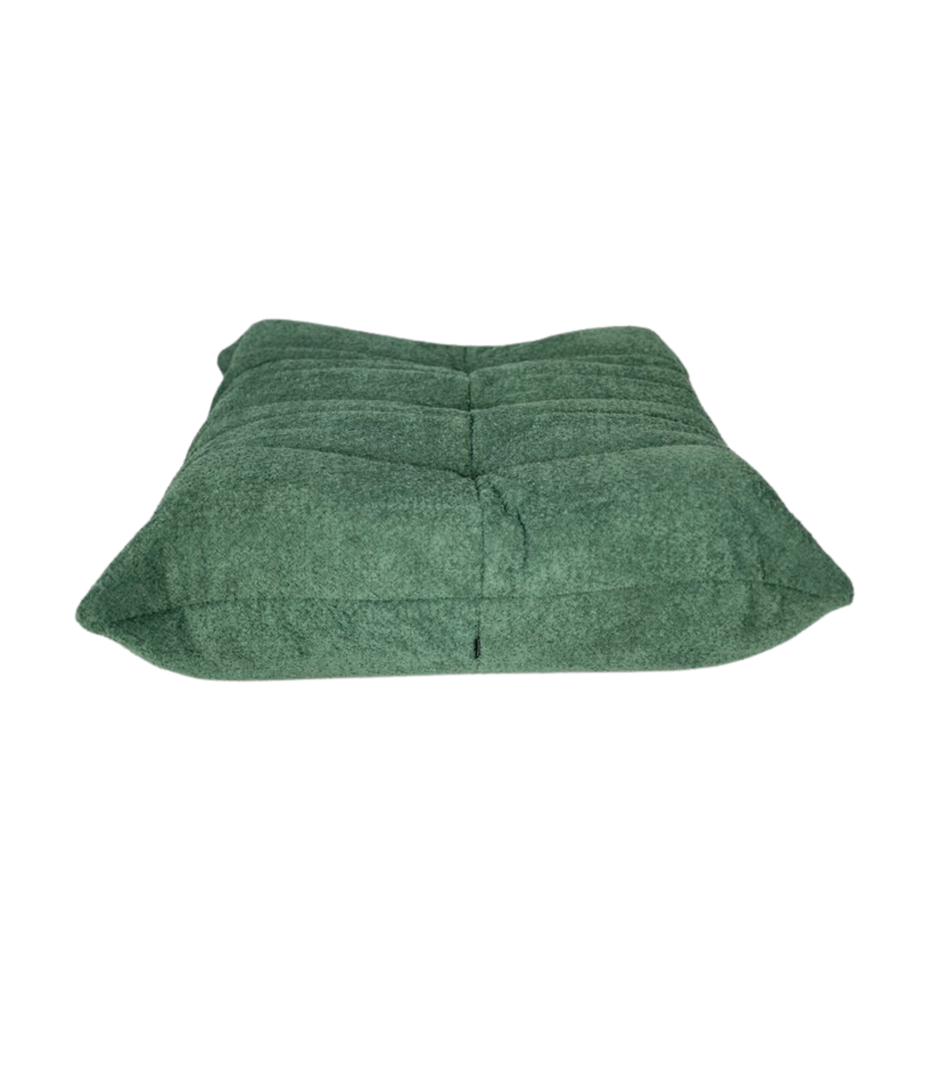 Togo_Pouf_by_Michel_Ducaroy_for_Ligne_Roset,_Emerald_Boucle_Fabric,_France,_1970s