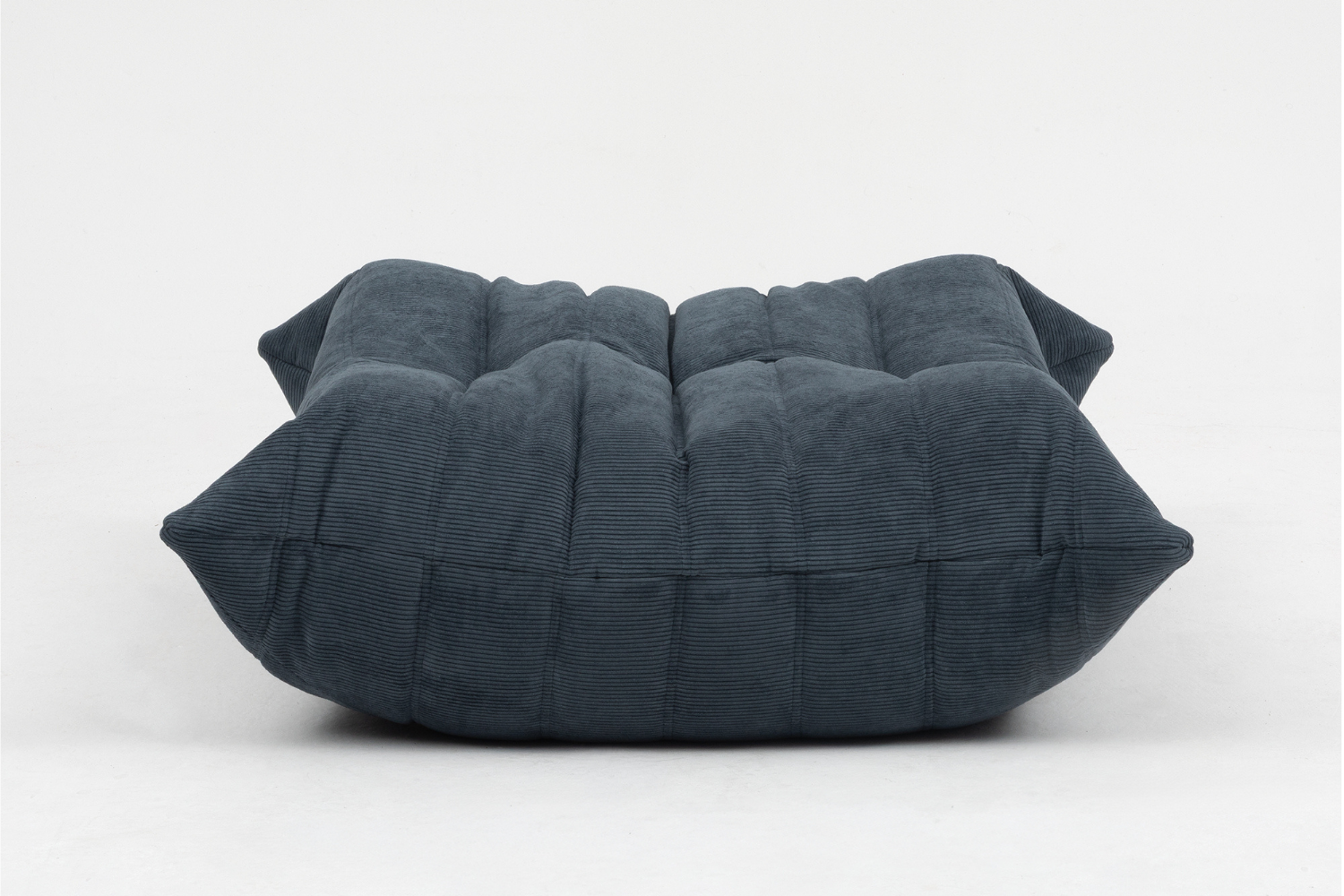 Togo_Pouf_by_Michel_Ducaroy_for_Ligne_Roset,_Grey_Corduroy,_France,_1970s