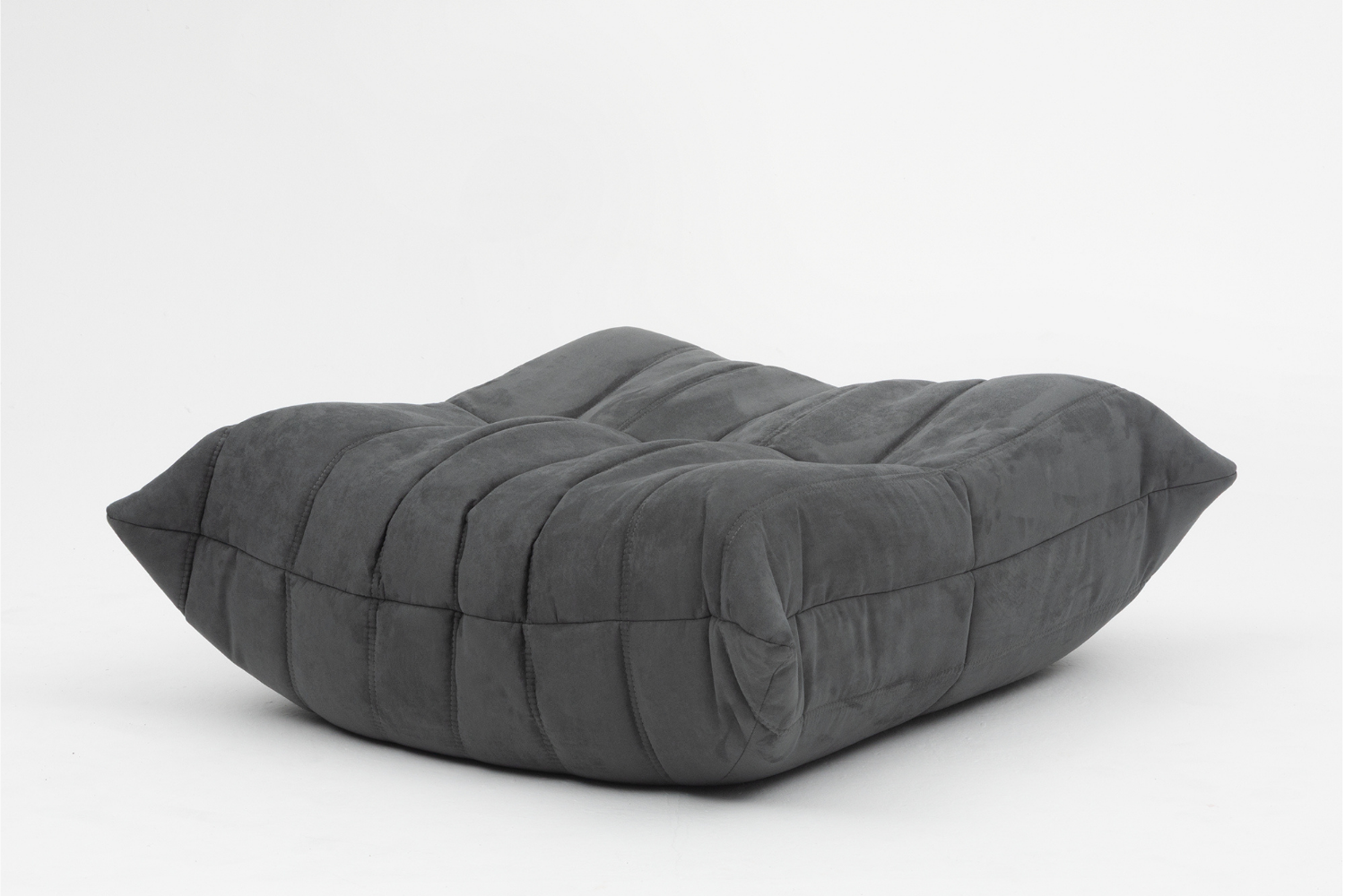 Togo_Pouf_by_Michel_Ducaroy_for_Ligne_Roset,_Grey_Corduroy,_France,_1970s