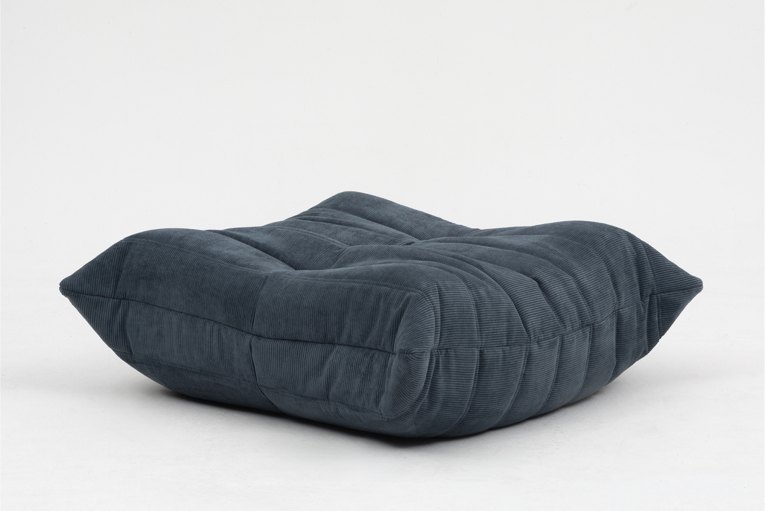 Togo_Pouf_by_Michel_Ducaroy_for_Ligne_Roset,_Grey_Corduroy,_France,_1970s