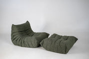 Togo_Pouf_by_Michel_Ducaroy_for_Ligne_Roset,_Grey_Tweed_Fabric,_France,_1970s