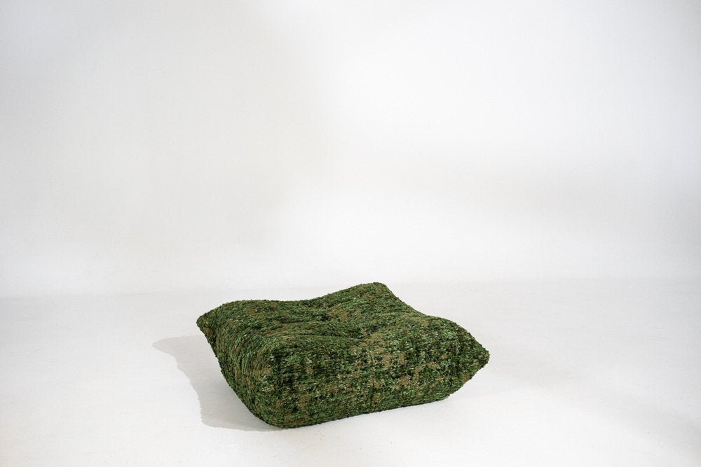 Togo_Pouf_by_Michel_Ducaroy_for_Ligne_Roset,_Heritage_Wave_Fabric,_France,_1970s