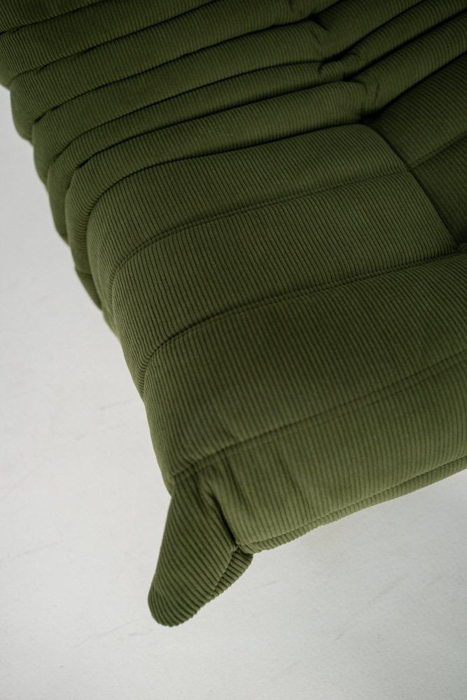 Togo_Pouf_by_Michel_Ducaroy_for_Ligne_Roset,_Khaki_Corduroy,_France,_1970s