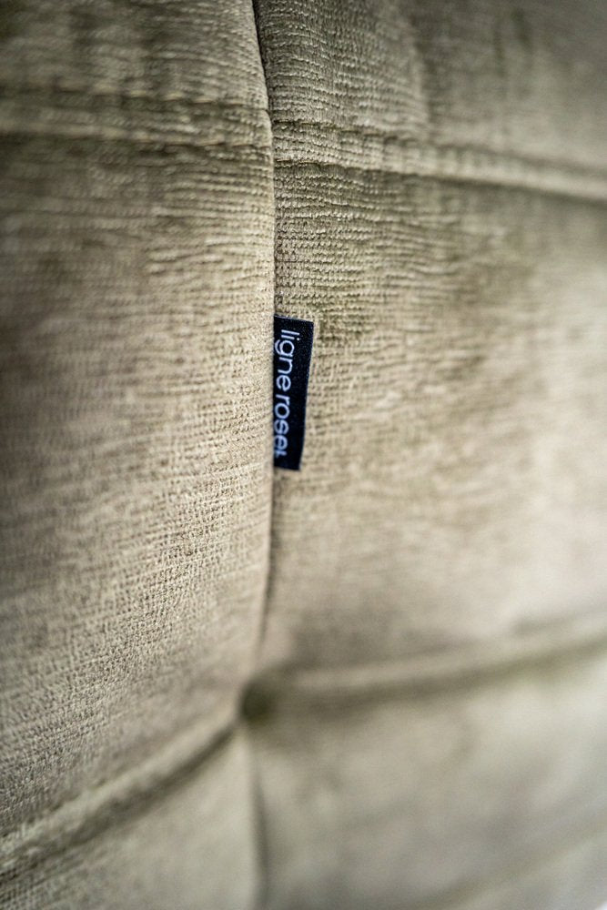 Togo_Pouf_by_Michel_Ducaroy_for_Ligne_Roset,_Khaki_Velvet,_France,_1970s