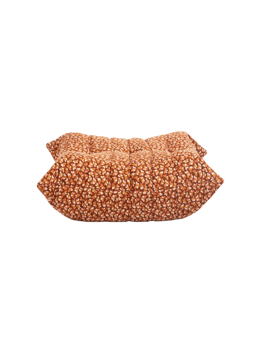 Togo_Pouf_by_Michel_Ducaroy_for_Ligne_Roset,_Orange_pattern,_France,_1970s