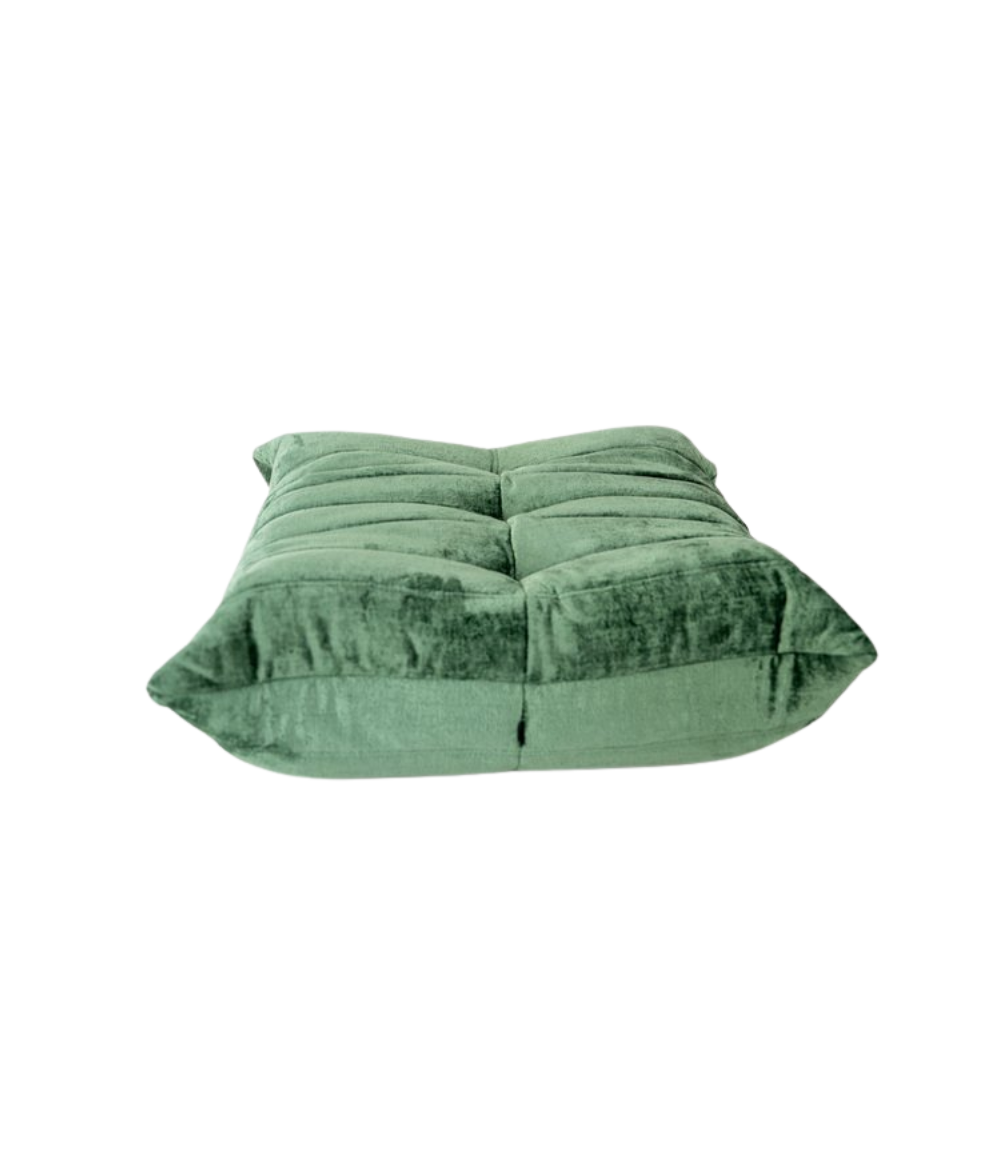 Togo_Pouf_by_Michel_Ducaroy_for_Ligne_Roset,_Pistachio_Boulcet_Fabric,_France,_1970s