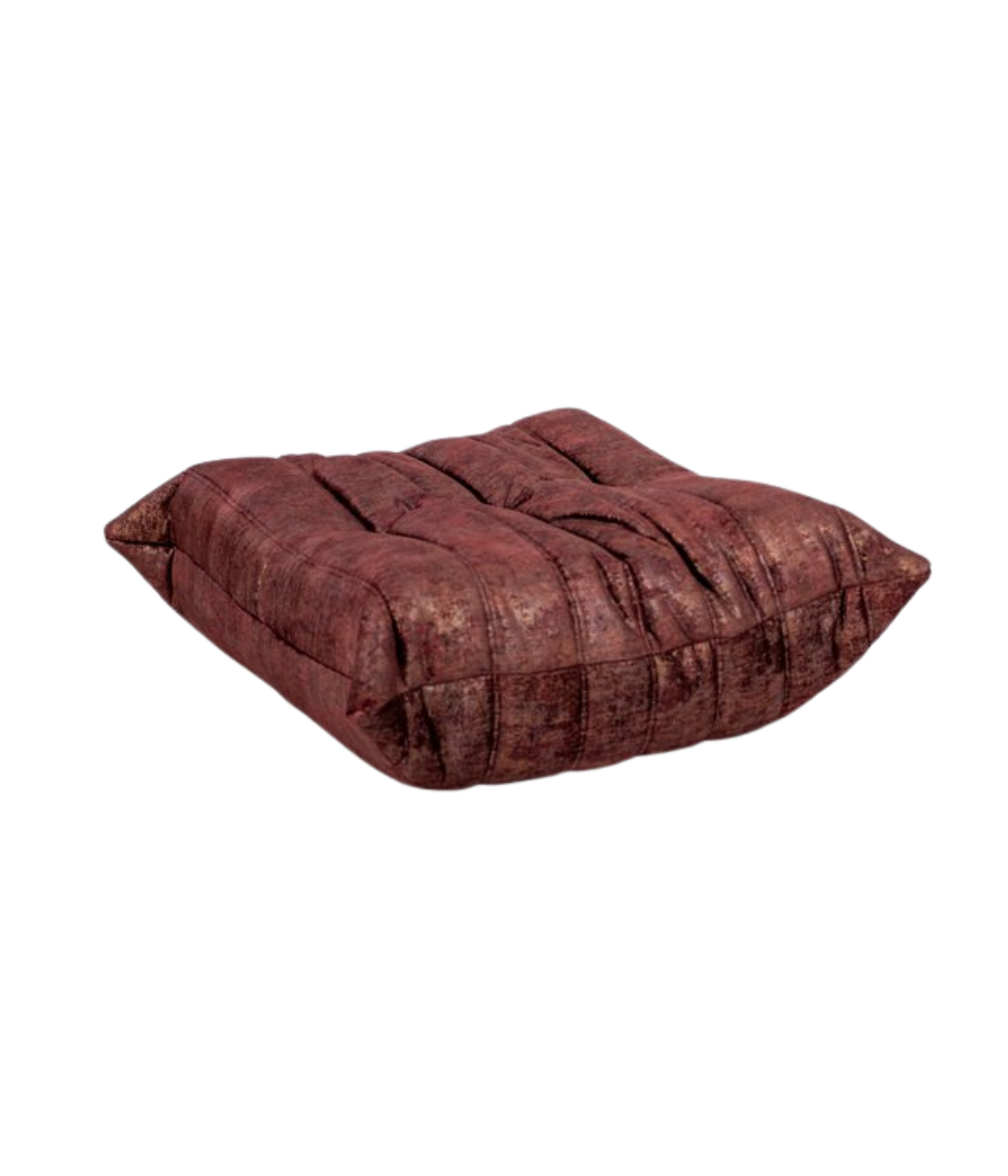 Togo_Pouf_by_Michel_Ducaroy_for_Ligne_Roset,_Rust_Velvet,_France,_1970s
