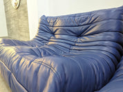 Set_of_5_Togo_Sofa_by_Michel_Ducaroy_for_Ligne_Roset_in_Blue_Leather,_France,_1980s